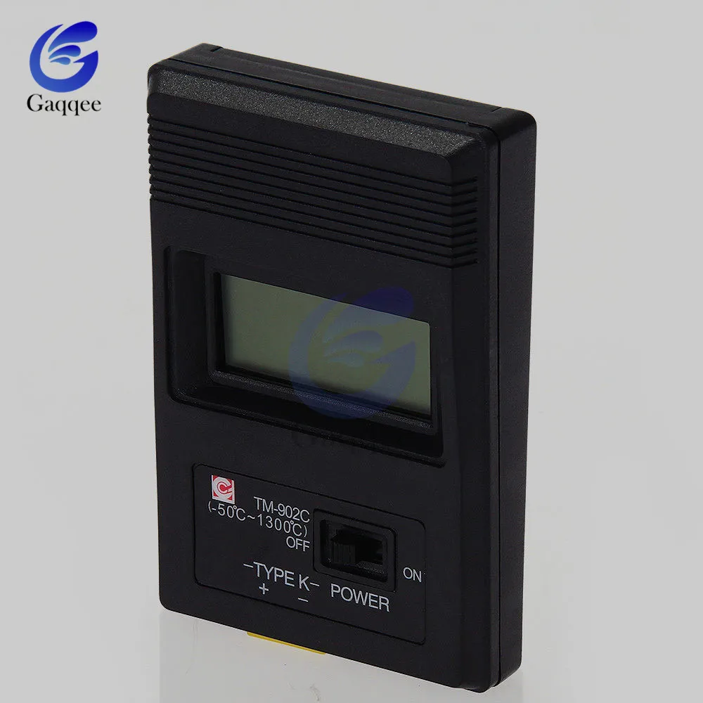 Измеритель температуры TM902C ( 50C до 1300C) цифровой датчик K типа термометр + детектор