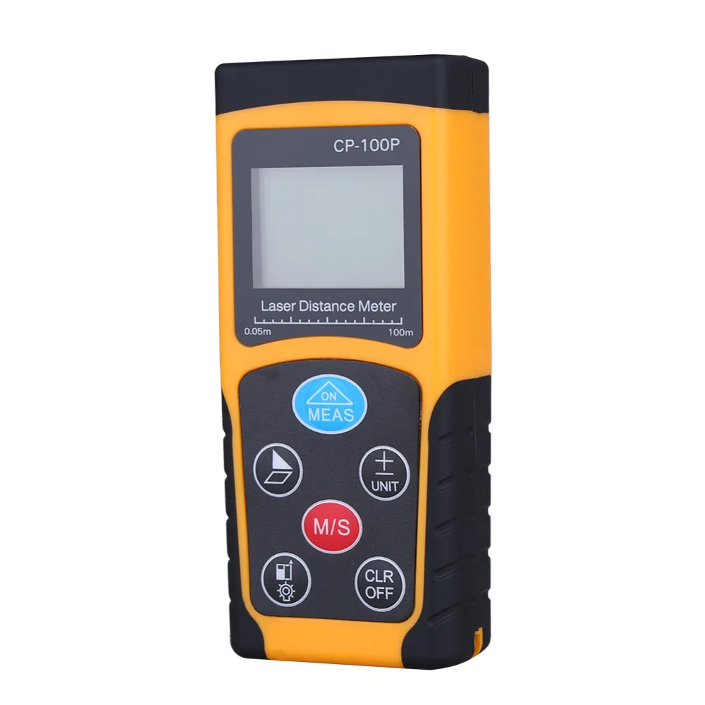 Hi Accuracy Handheld Digital IR Laser Distance Meter Compact 100M