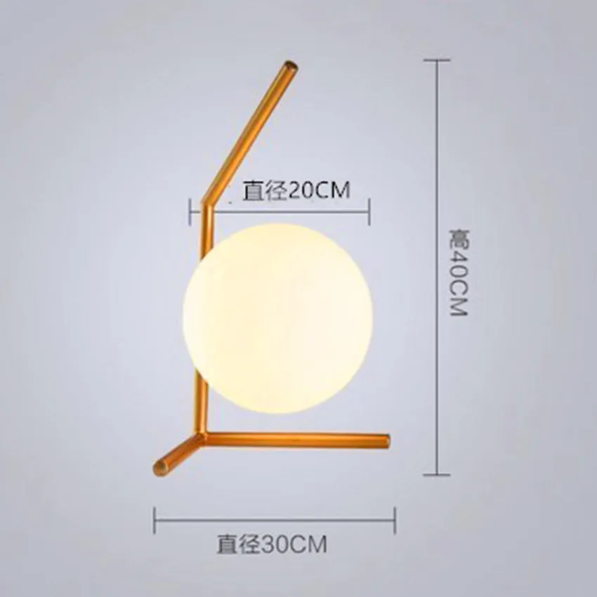 Modrn, золотой стеклянный шар, светодиодный напольный светильник, E27, для учебы, стоячие лампы, освещение для гостиной, спальни, отеля, Декор, Avize, напольные светильники - Цвет абажура: B