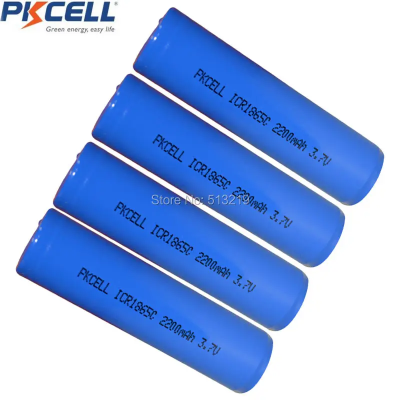 20 x ICR18650 3 7 V литий ионная аккумуляторная батарея 18650 2200mAh литиевые батареи плоский