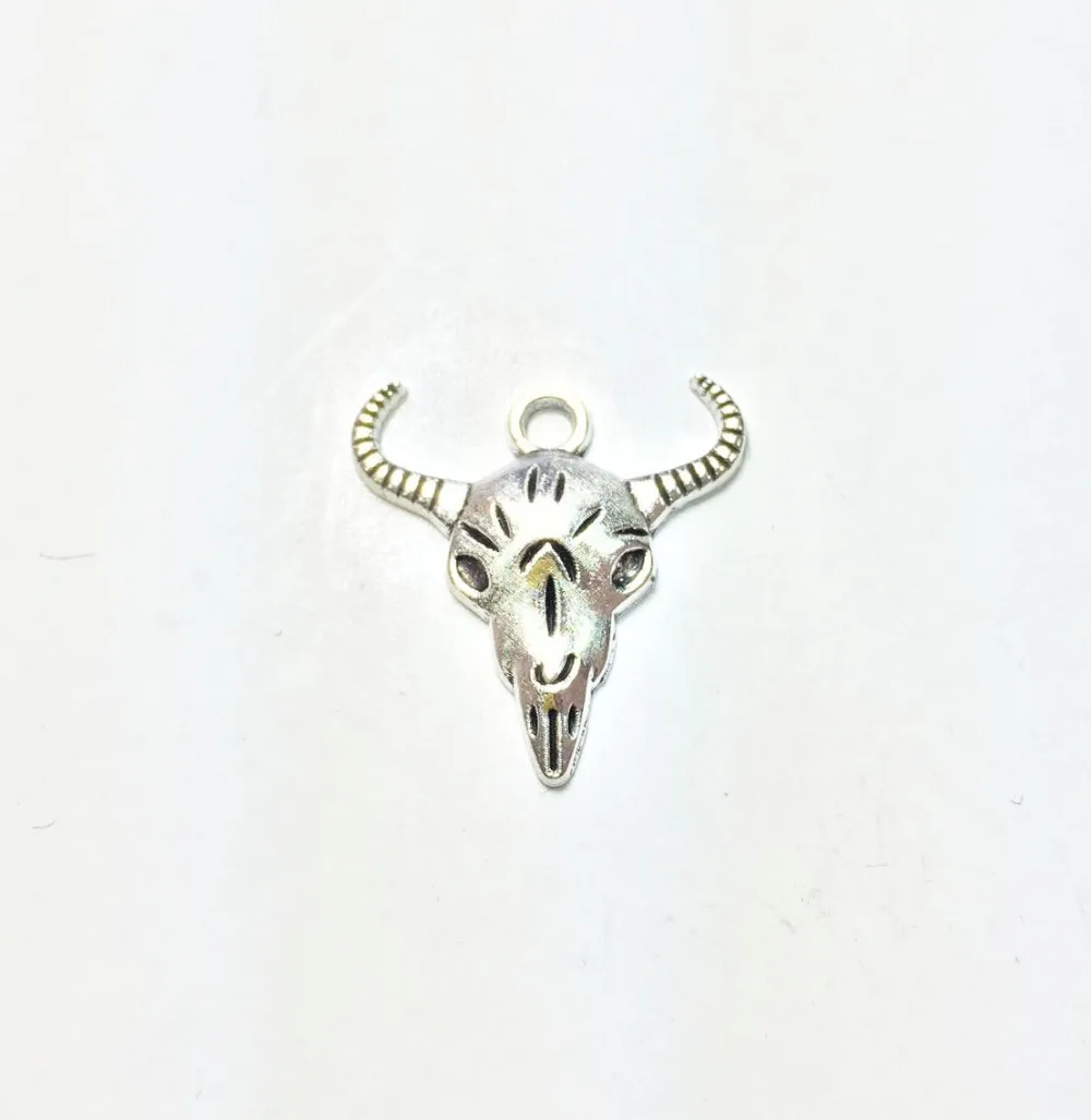 

Eruifa 20pcs 20*17mm Nice Cow Head Charms Zinc Alloy necklace,earring bracelet jewelry DIY handmade