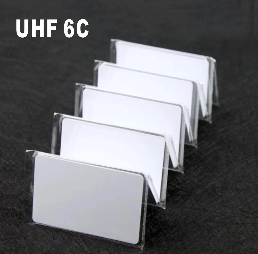 

5PCS Alien higgs3 Blank PVC UHF White Card uhf rfid card Gen2 6C cards