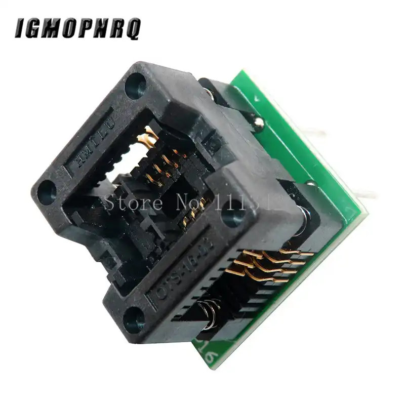 Wide SOIC8 to DIP8 Programmer Adapter IC Test Socket Converter Module 208MIL