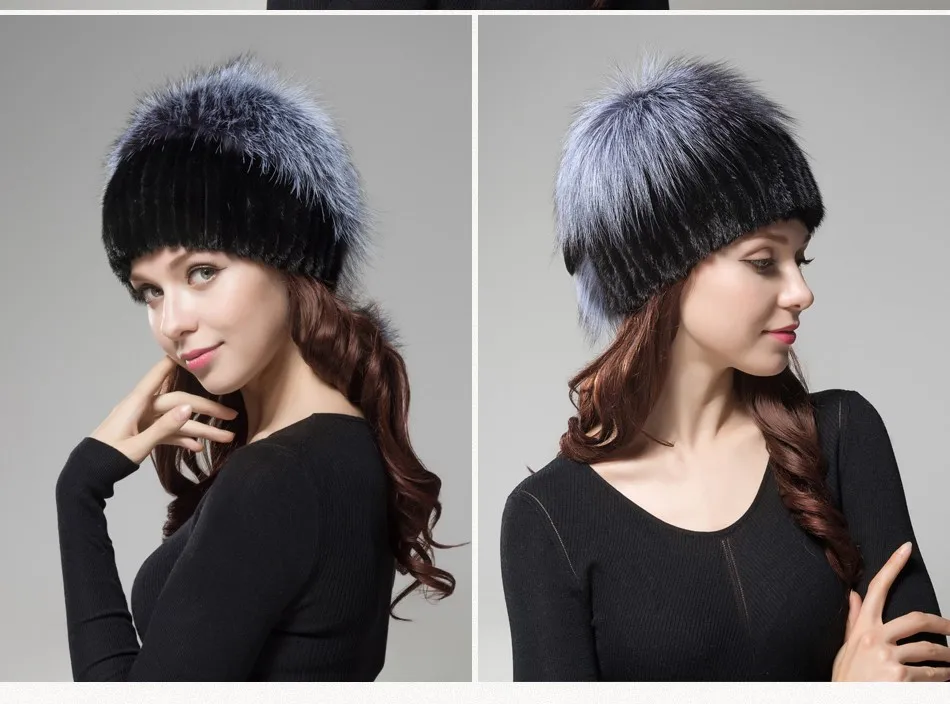 fur winter hats for women PCM024 (24)