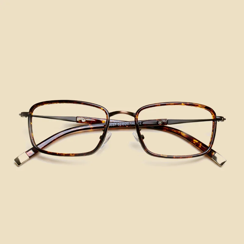 LIYUE Модные мужские Оптические очки Стиль винтажные очки прозрачные компьютерные очки по рецепту очки оправа - Цвет оправы: C2