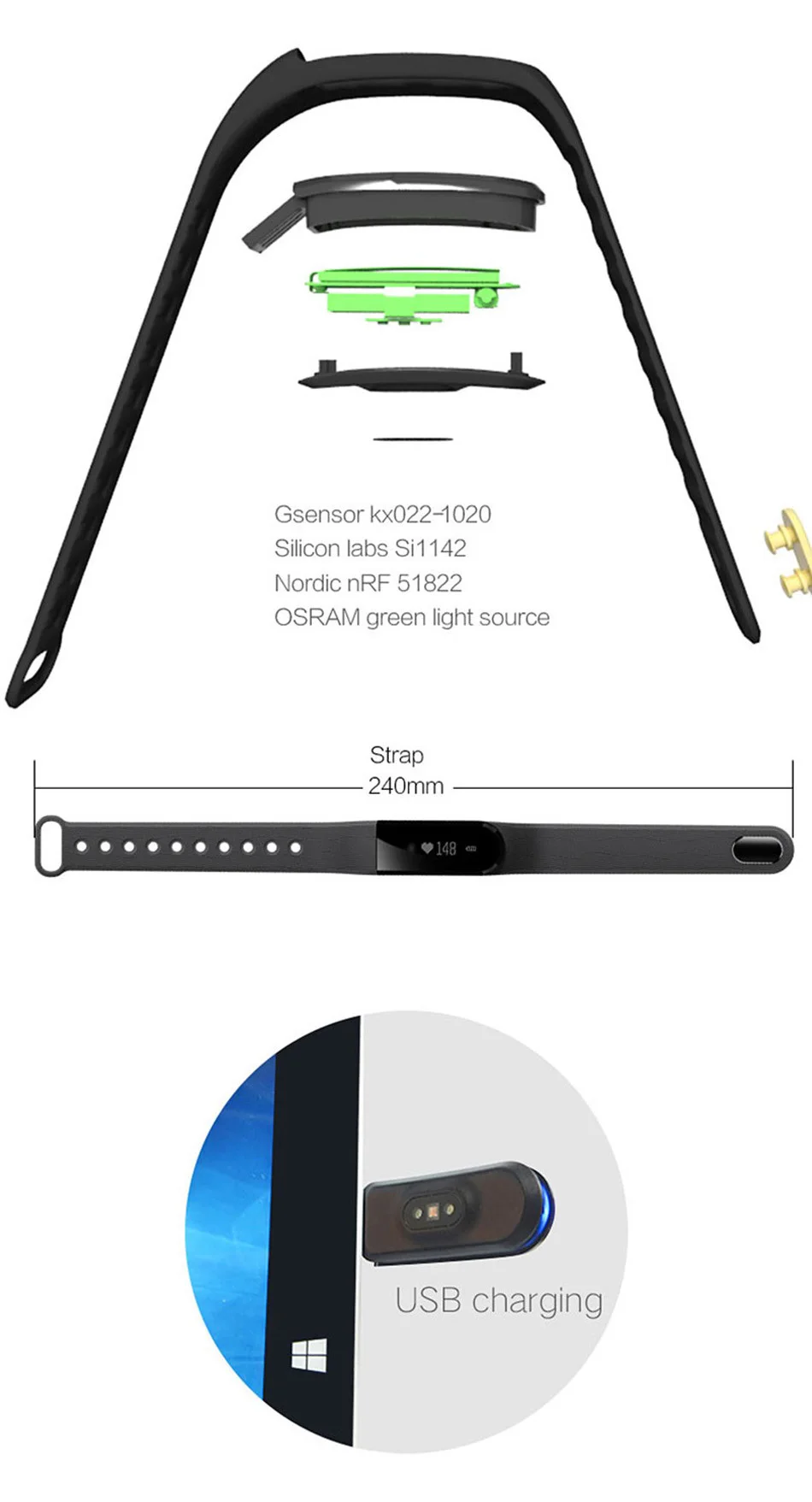Makibes ID101 Smart Band (15)