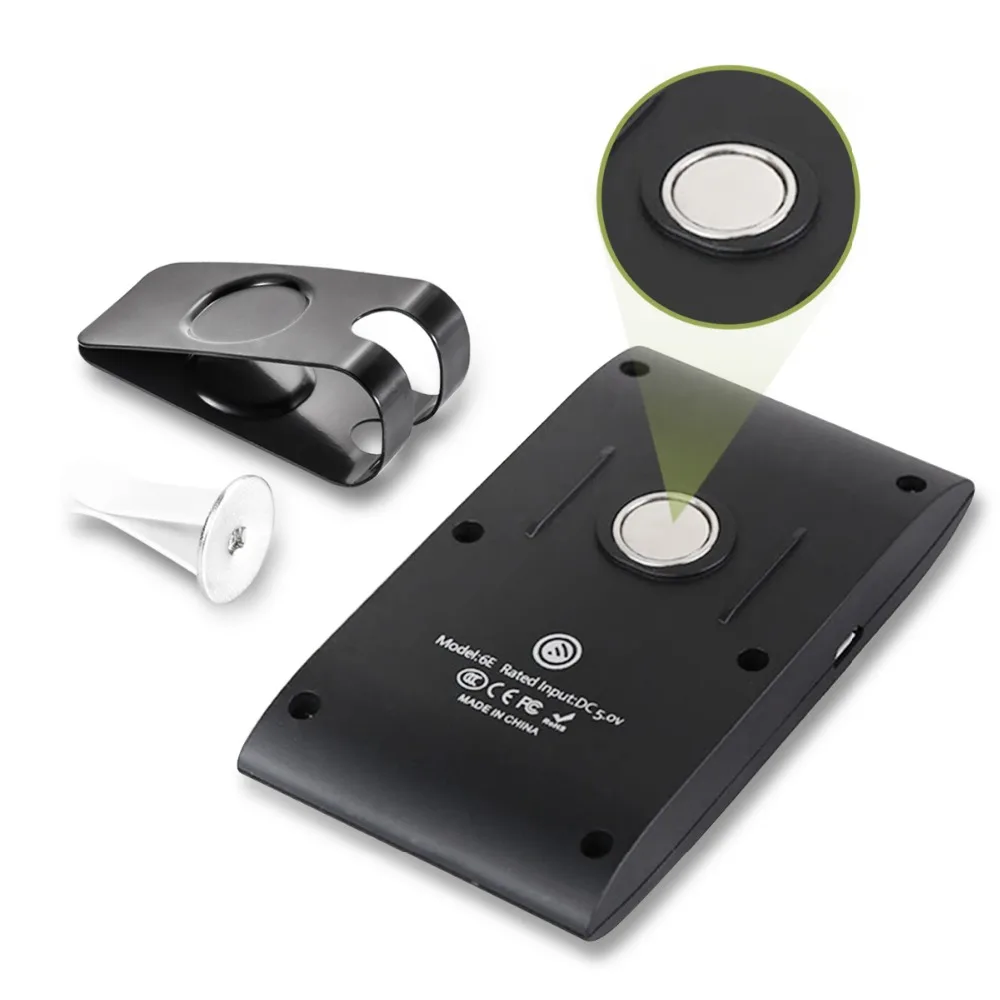 Siparnuo громкая связь в автомобиль Wilress Bluetooth Car Handsfree V4.1 свободная рука A2DP Шум