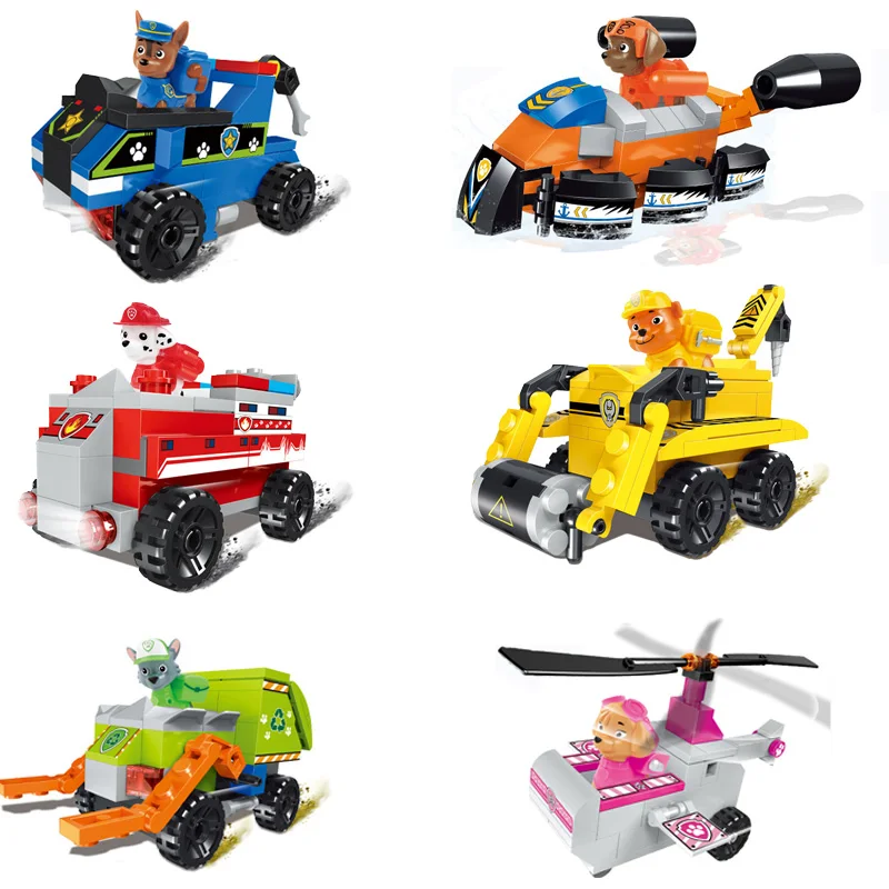

Paw Patrol Building Block Doll Toy for Children Birthday Gift