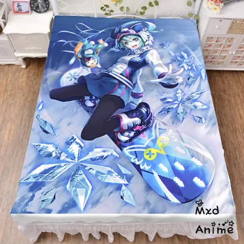 

Snow Hatsune Miku Anime Bed sheet Throw Blanket Bedding Coverlet Cosplay Gifts