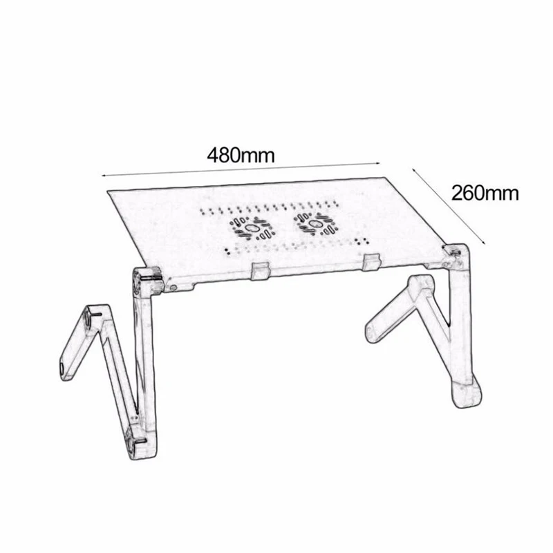 Larger Portable Laptop Folding laptop Table Double Fan Desk 480mm Bed Sofa Tray 360 rolling Adjustable Computer table Desk BA50 Larger Portable Laptop Folding laptop Table Double Fan Desk 480mm Bed Sofa Tray 360 rolling Adjustable Computer table Desk BA50