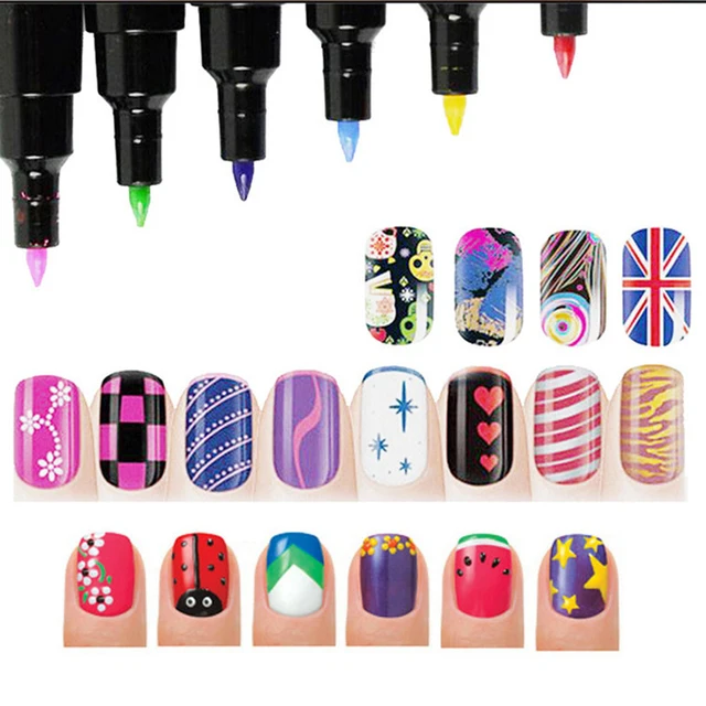 Nail Polish Pen Gel Painting Drawing Art Diy Nail Polish Pen Gel Painting Drawing Art Diy Decoration Tools Manicure