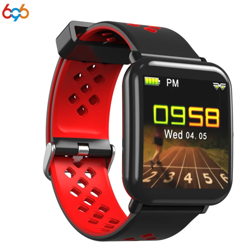 696 DM06 умный браслет 1 3 дюйма oled экран IP68 Водонепроницаемый Фитнес Монитор
