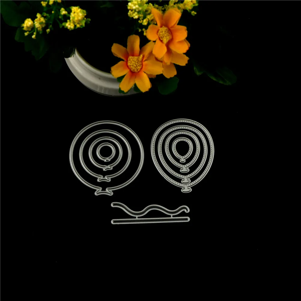 

1Set 3D DIY Balloon Metal Cutting Dies for DIY Scrapbooking Stamp/Photo Album Paper Card Photo Decoration Supplies