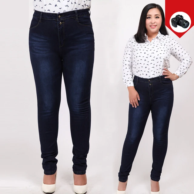 Women Plus Size Jeans XL XXL XXXL 2XL 3XL Jeans Overweight Women's