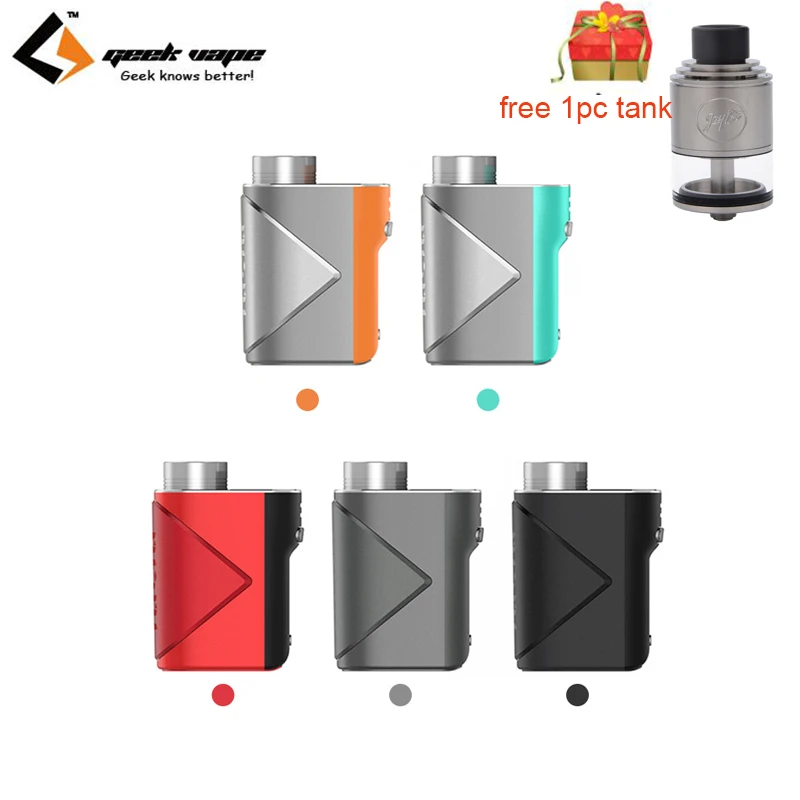 

Free Gift Geekvape Lucid 80W Lucid Electronic Cigarette Box MOD Use advanced AS Chipset E Vape MOD
