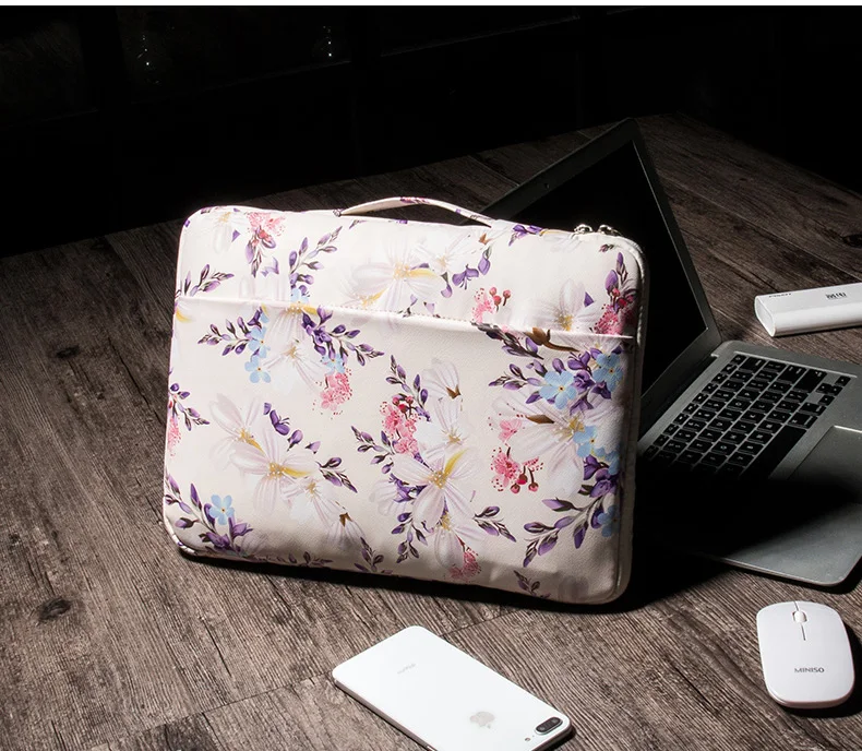 2020 Цветочная Портативная сумка чехол для Macbook Air Pro Retina 13 3 ноутбука компьютера Dell HP