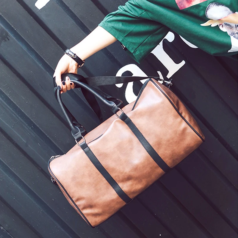 Gym Bag Leather Sports Bags Big Men Training Tas for Shoes Lady Fitness Yoga Travel Luggage Shoulder Sac De Sport06