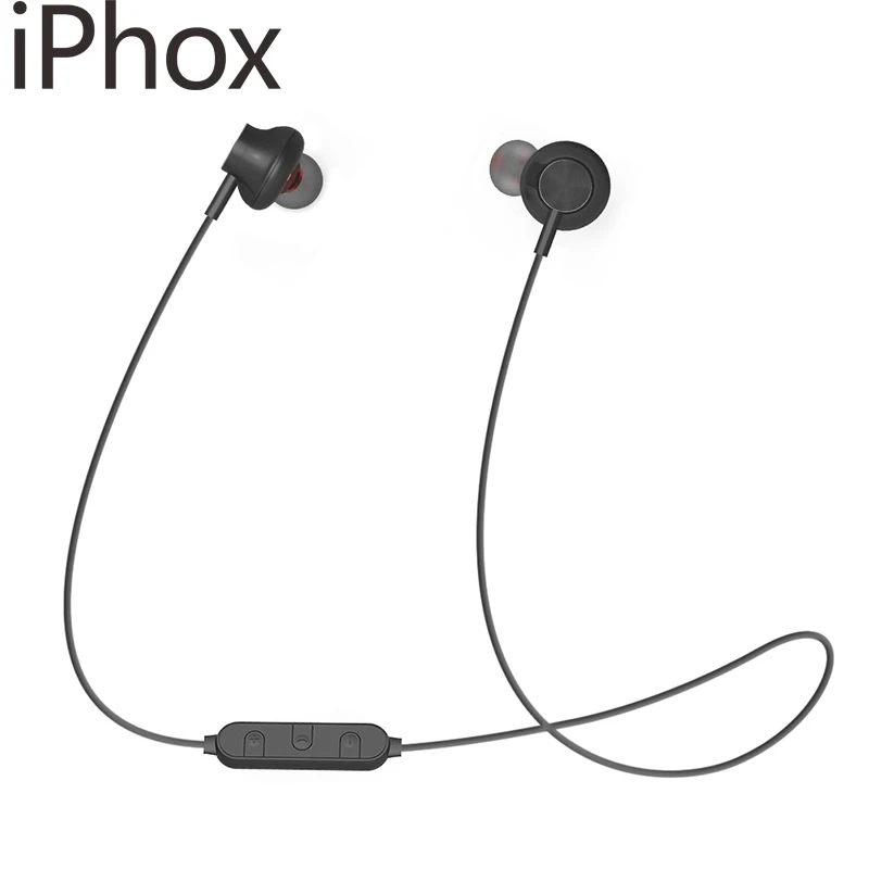 iPhox Sport Bluetooth Earphone Sports Wireless Earphones Metal Magnetic Stereo Headset In Ear Earbud for IPhone Android | Электроника