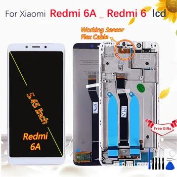 

For Xiaomi Redmi 6A / Redmi 6 touch screen Digitizer Assembly Frame with Free Tools 5.45 inch For Xiaomi redemi 6A
