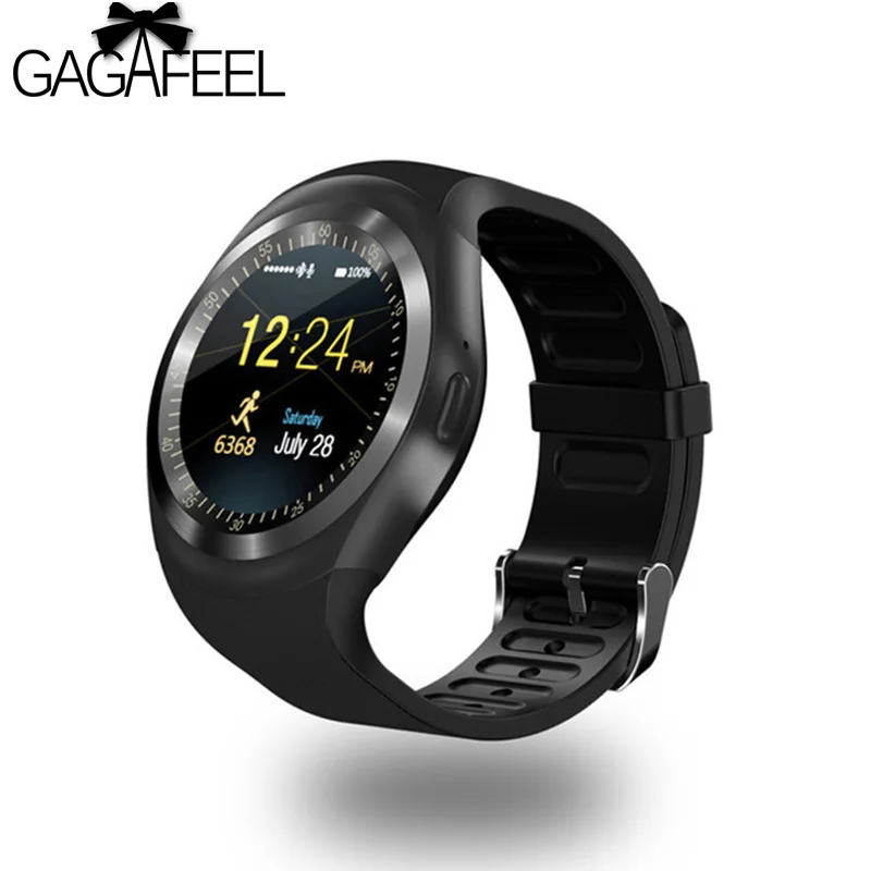 

GAGAFEEL Q8 Smart watch with Touch Screen Men woman Clock camera SD card Bluetooth smart watch for Android