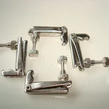 Высококачественная скрипка из четырех частей, изящные Колки для гитары, крюк, Настройщик, скрипка серебристого цвета