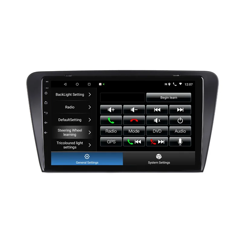 Clearance 9" 4G RAM 2.5D IPS 8 core Android 9.1 Car DVD Multimedia Player GPS For Skoda Octavia 2015 2016 2017 audio car radio navigation 18