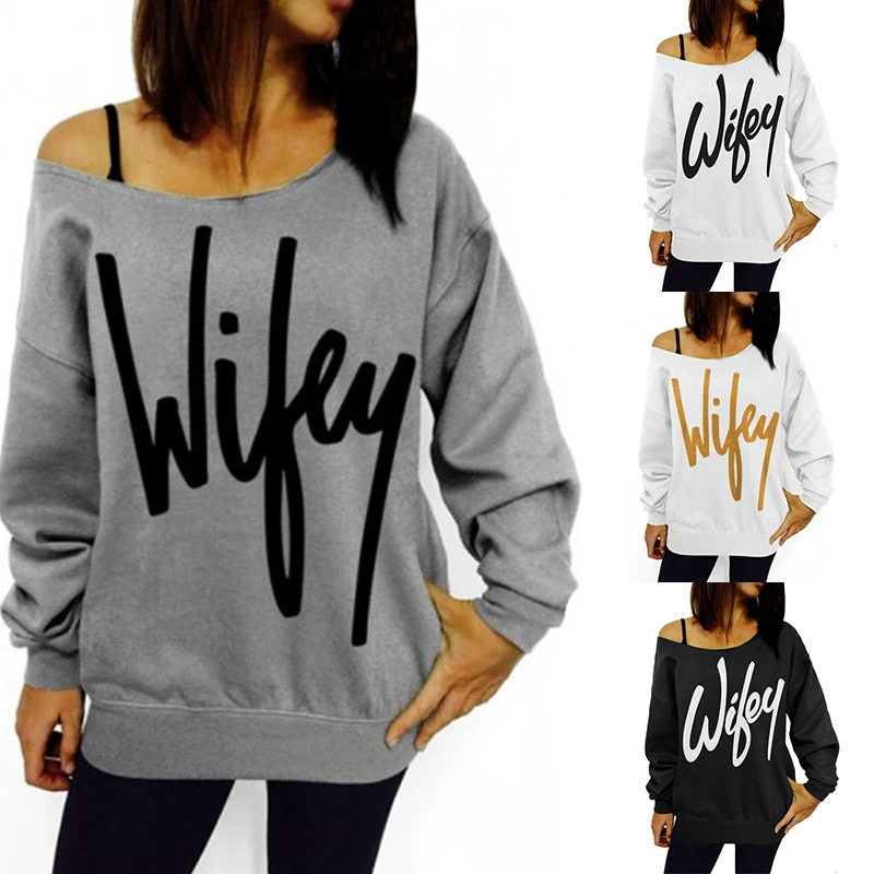 S-5XL Plus Size Sexy Off Shoulder Sweatshirt Women Harajuku Letter Printed Pullovers 2019 Autumn Winter Sexy Hoodies Casual Tops HTB1PGBJuZyYBuNkSnfoq6AWgVXac - S-5XL Plus Size Sexy Off Shoulder Sweatshirt Women Harajuku Letter Printed Pullovers 2019 Autumn Winter Sexy Hoodies Casual Tops
