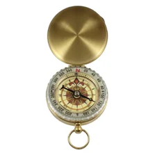 Медный Раскладушка Компас со светящимися карманными часами компас портативный открытый многофункциональный металлический измерительный Линейка Инструмент/100 шт