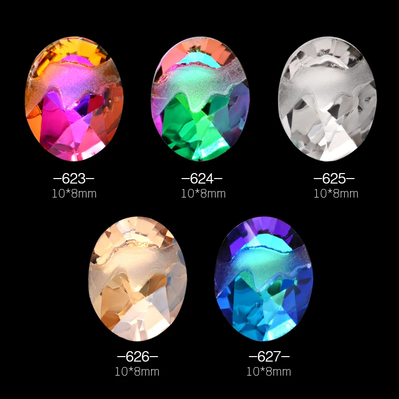 10-St-cke-Flamme-Rock-Chameleon-Kristall-Nagel-Strass-DIY-Oval-Sharp-Charme-3d-Nagel-Schmuck (1)
