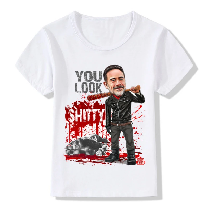 Kids walking dead shirts Clearance