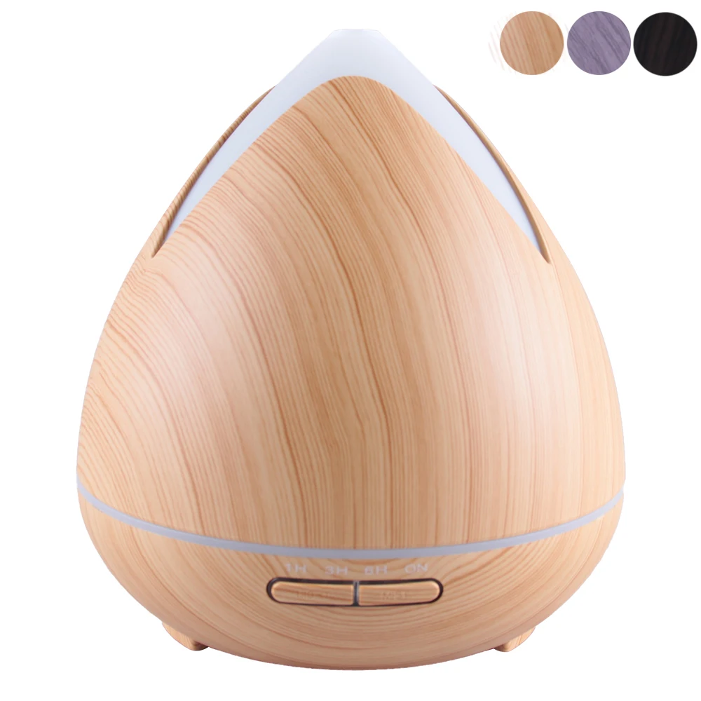 

300 ml Wood Ultrasonic Air Humidifier Portable Mini Aroma Essential Oil Diffuser for Car Room Home Office