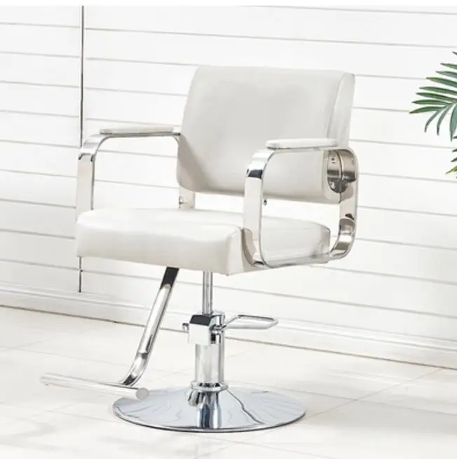 Парикмахерский стул парикмахерский специальный парикмахерский салонная стрижка для волос стул из нержавеющей стали подлокотник парикмахерский стул может быть поднят