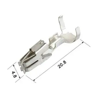 

1000pcs/lot Female Crimp Terminals (pins) Auto Electrical Terminal For Wire Harness DJ6219-E6.3D