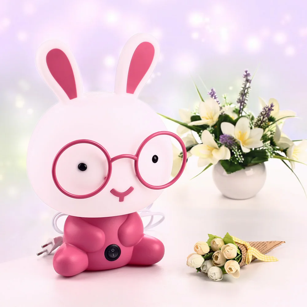 Cukup Lucu Kelinci Anjing Kartun Hewan Malam Lampu Kamar Bayi Tidur