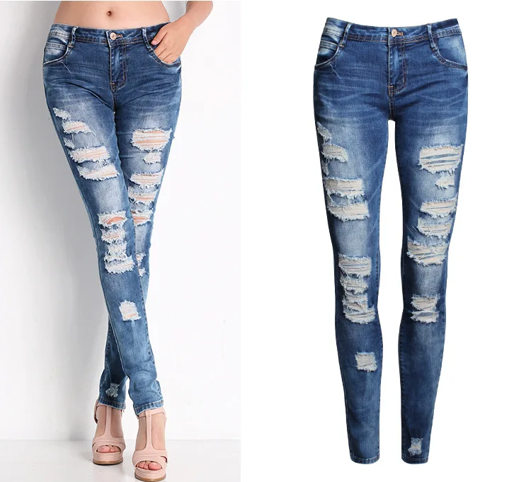 Online Get Cheap Ripped Skinny Jeans -Aliexpress.com | Alibaba Group