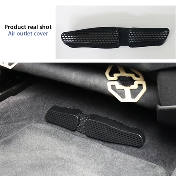 

2PCS For AUDI A3 8V A4 B8 S4 RS4 Car Under Seat Air Conditioner Air Outlet Duct Vent Protective Cover Grill Auto Accessories