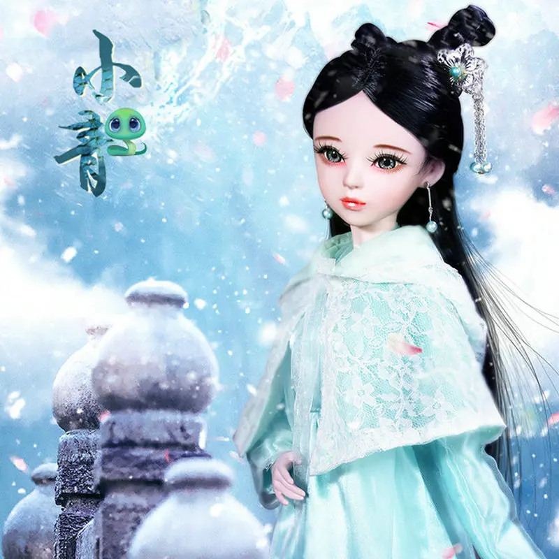 60 см ручной работы 1/3 Bjd куклы FUYAO/JINMI/белая змея большой 23 шарнирные китайские красивые девушки куклы-принцессы игрушки для девочек подарок