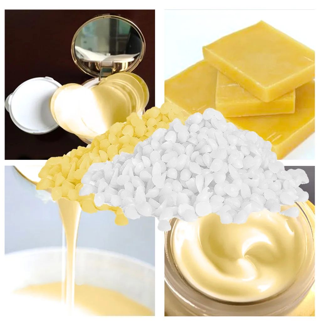

White/Yellow Bee Wax DIY Wax Candle Making Lipstick Material Pure Natural No Added Soy Beeswax Candle Soap Making свечи восковые