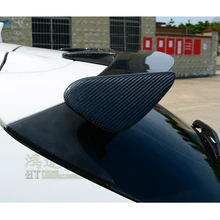 In Fibra di carbonio Esterno Posteriore Spoiler Posteriore Tronco Boot Ala Decorazione Car Styling Per Mazda 3 Axela Berlina 2014 2015 2016 2017