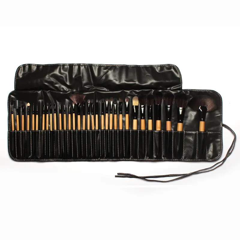 

Makeup Brushes 32pcs/kit Professional Cosmetic Brush Tools On Sales 32 Pieces In One Set Wooden Make Up Tools