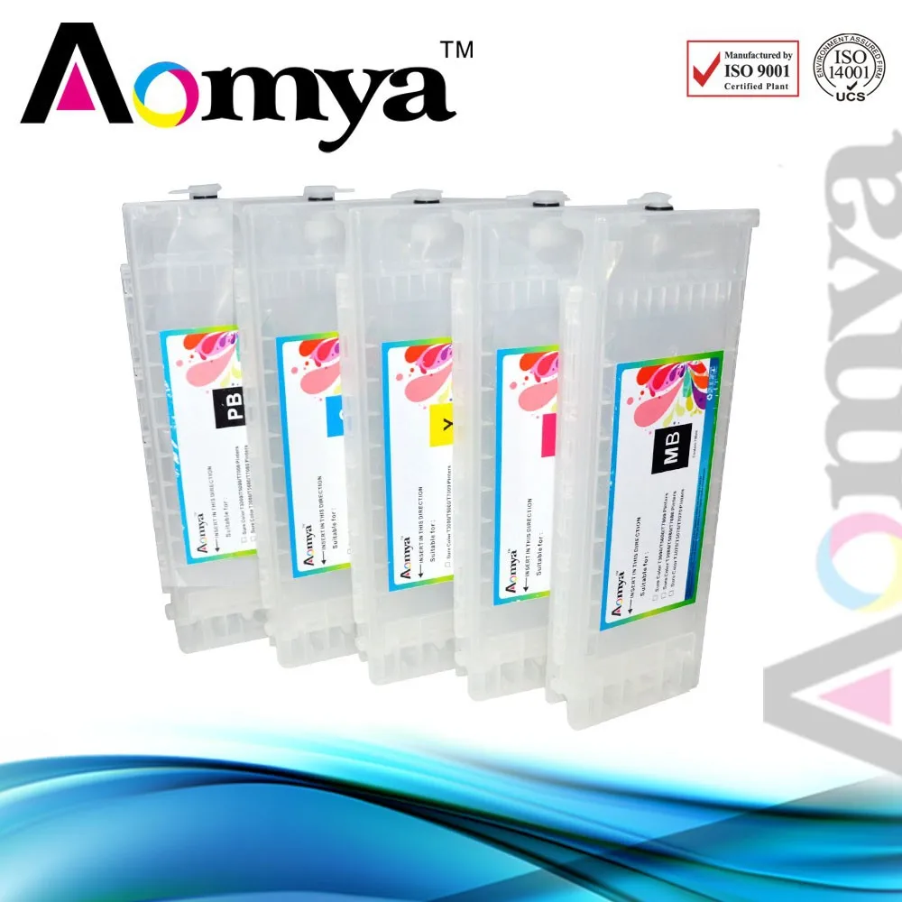 Пустой многоразовый картридж T6941 T6945 для Epson Surecolor T3000/T5000/T7000 5C/набор