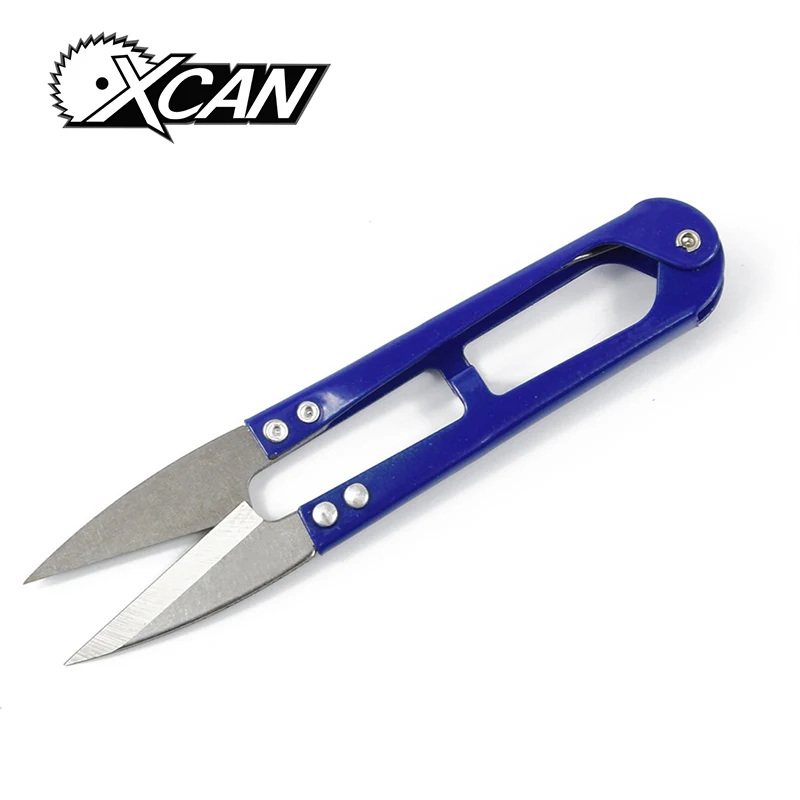 Blue Color 1 Pcs Handheld Sewing Embroidery Thread Cutter Snips Scissors Fishing Craftin