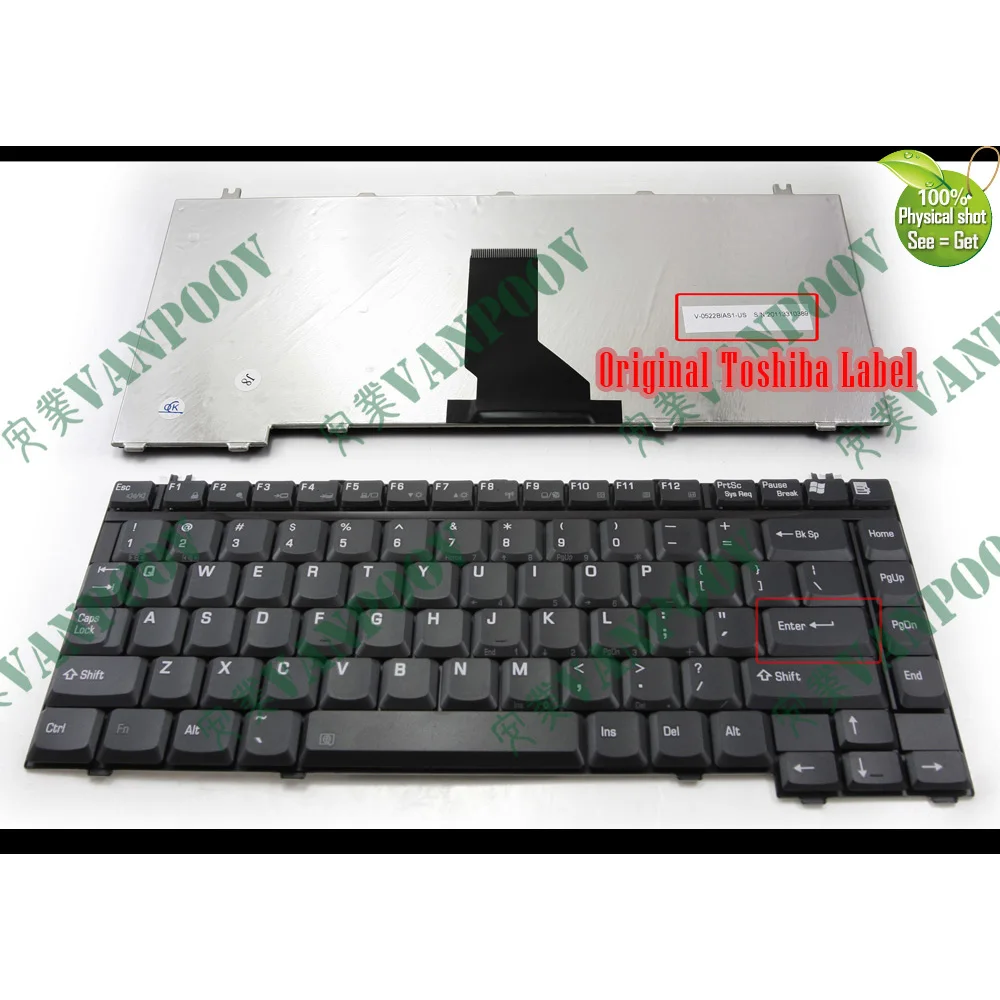 Тетрадь ноутбук клавиатура для Toshiba Satellite A10 P35 S2450-202 1410 1415 1905 1955 2400 2405 2410 2430 2435 5105 черный