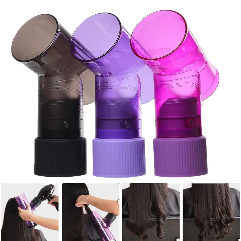 3 Colors Hair Dryer Diffuser Magic Wind Spin Curl Blow ...