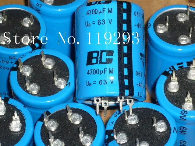 

[BELLA]VISHAY Vishay BC 4700UF / 63V four -pin--10pcs/lot