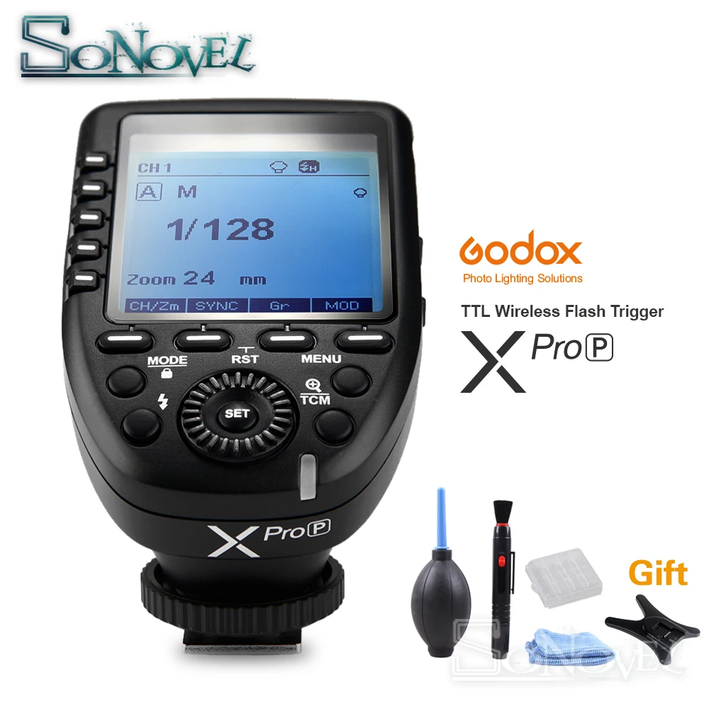 Godox Xpro P триггерный передатчик TTL II 2 4G Беспроводная система X высокоскоростной с