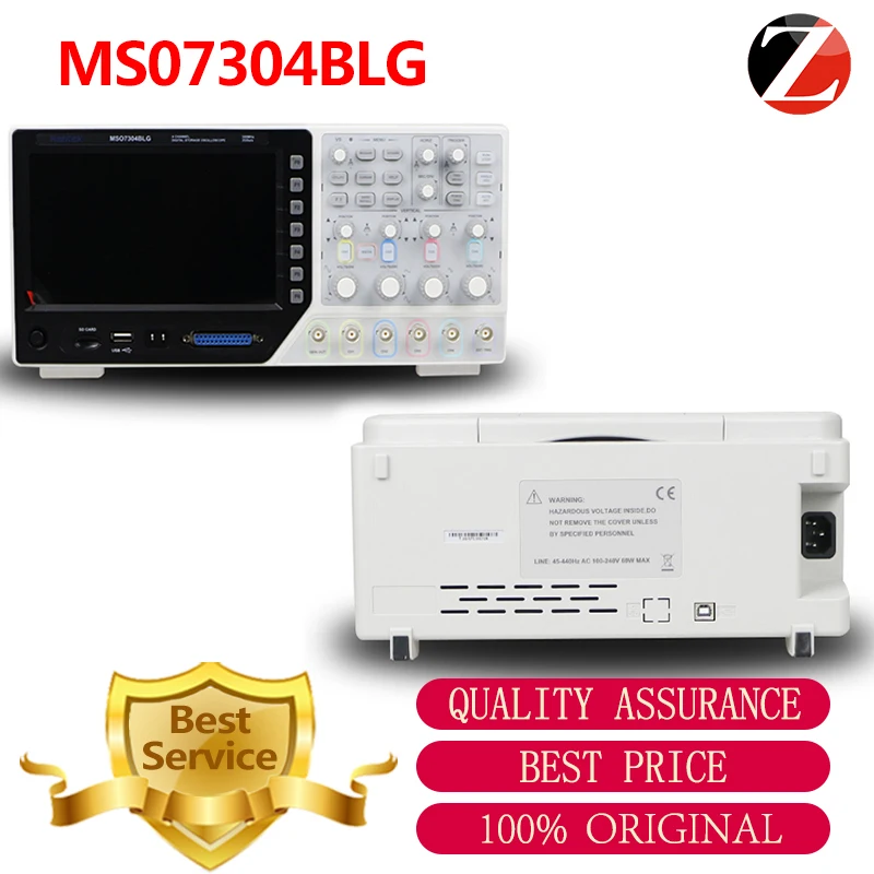 

Hantek MSO7304BLG Logic Analyzer MSO7304BLG 4 Channel Oscilloscope MSO7304BLG 3 in 1 Waveform Generator 2Gsa/s 300MHz DHL Free