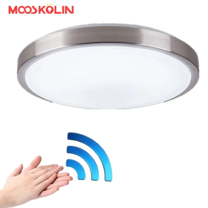 Led Ceiling Lights Motion Sensor Radar Induction Lamp Acrylic Bathroom Accessory 