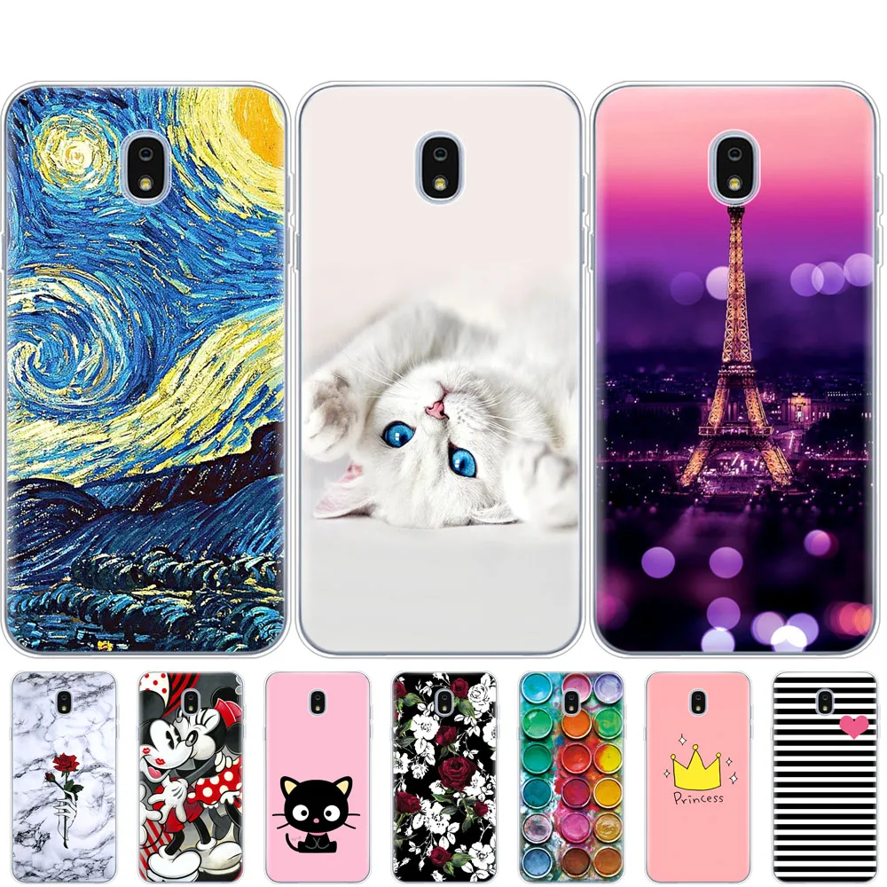 

For Samsung Galaxy J7 2018 Case coque Silicon soft Cover on for Samsung J7 2018 SM-J737UZKAXAA SM-J737 USA Version bumper