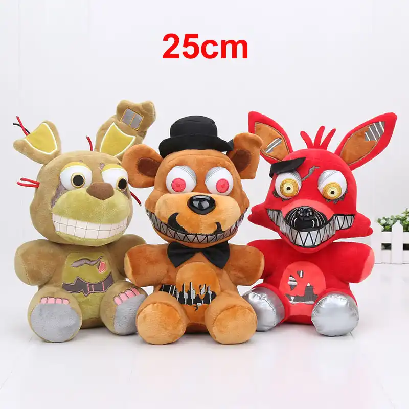 In Stock 25cm Five Nights At Freddy S Fnaf Bear Foxy Bonnie Nightmare Springtrap Fazbear Plush Toys Doll Toy Baby Doll Toy Cats For Saletoys Kmart Aliexpress